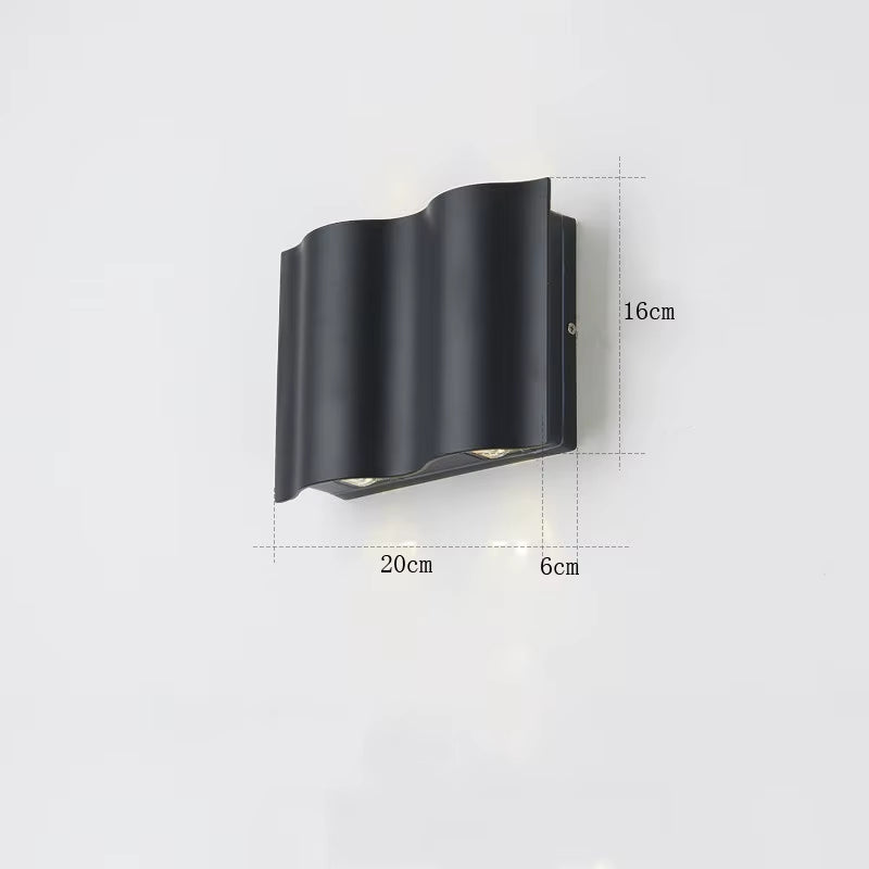 2LED 4LED 6LED Wall Lamp Indoor Outdoor Waterproof Wall Light Home Decor Lighting Villa Living Room Garden Porch Corridor Lights