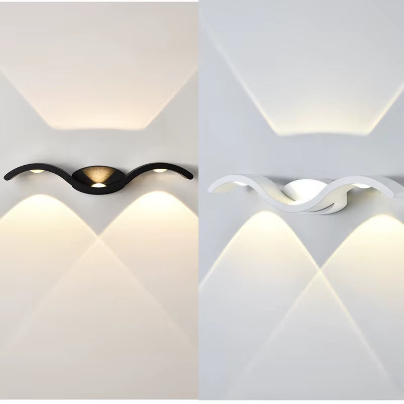 9W/15W LED Wall Light Garden Wall Lamp IP65 Outdoor Waterproof Lamp Fixture House Decoration Lighting Corridor Aisle Light