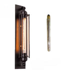 Antique Grow Flute Wall Lamp Wrought Iron American Industrial Style Retro Restaurant Corridor Aisle Lighting Wall Lamp Decor Joy