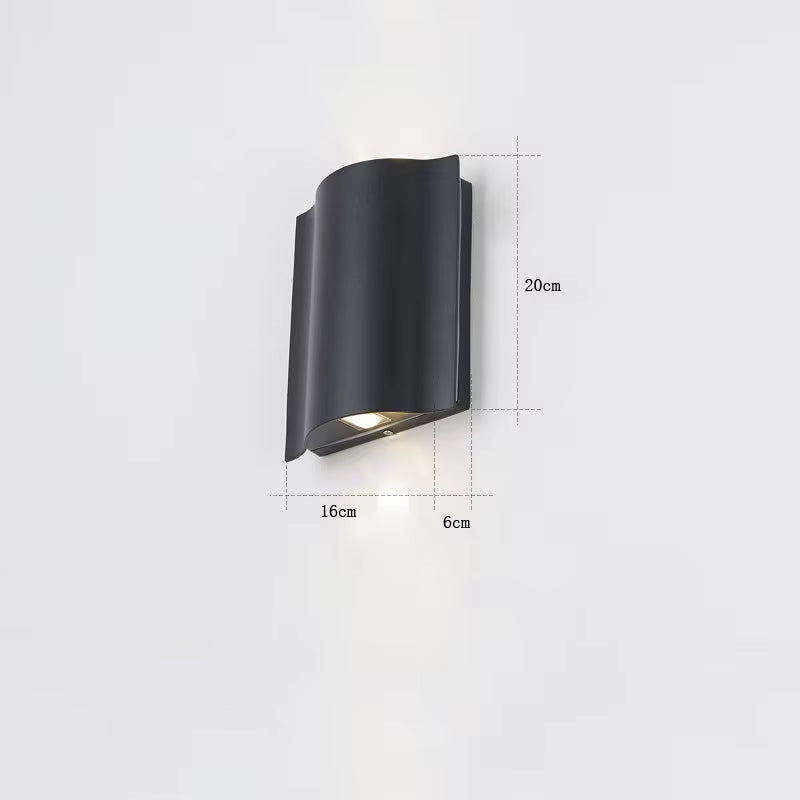 2LED 4LED 6LED Wall Lamp Indoor Outdoor Waterproof Wall Light Home Decor Lighting Villa Living Room Garden Porch Corridor Lights