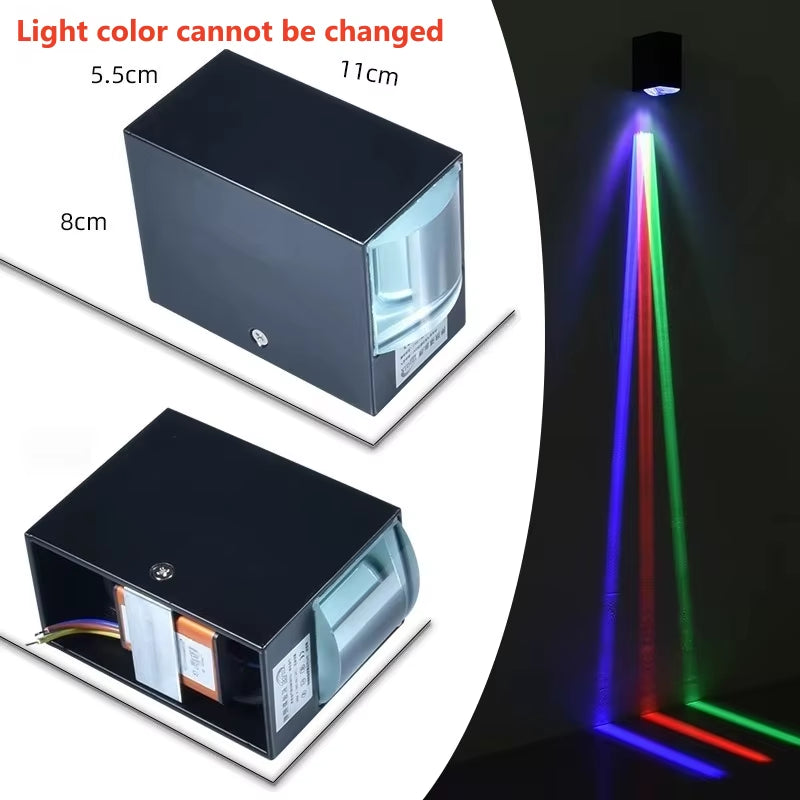 6W 10W 20W Outdoor LED Wall Lights up and down Narrow Beam COB Aluminium Wall Sconces Porch Light Garden Waterproof Spotlight