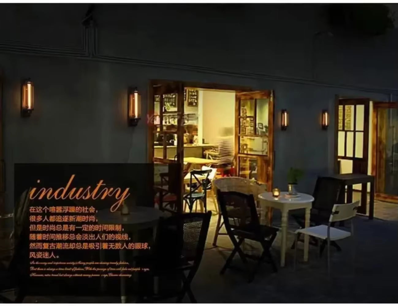 Antique Grow Flute Wall Lamp Wrought Iron American Industrial Style Retro Restaurant Corridor Aisle Lighting Wall Lamp Decor Joy