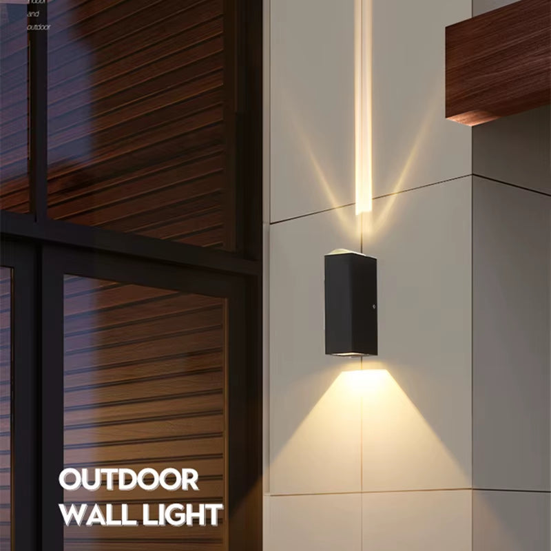 6W 10W 20W Outdoor LED Wall Lights up and down Narrow Beam COB Aluminium Wall Sconces Porch Light Garden Waterproof Spotlight