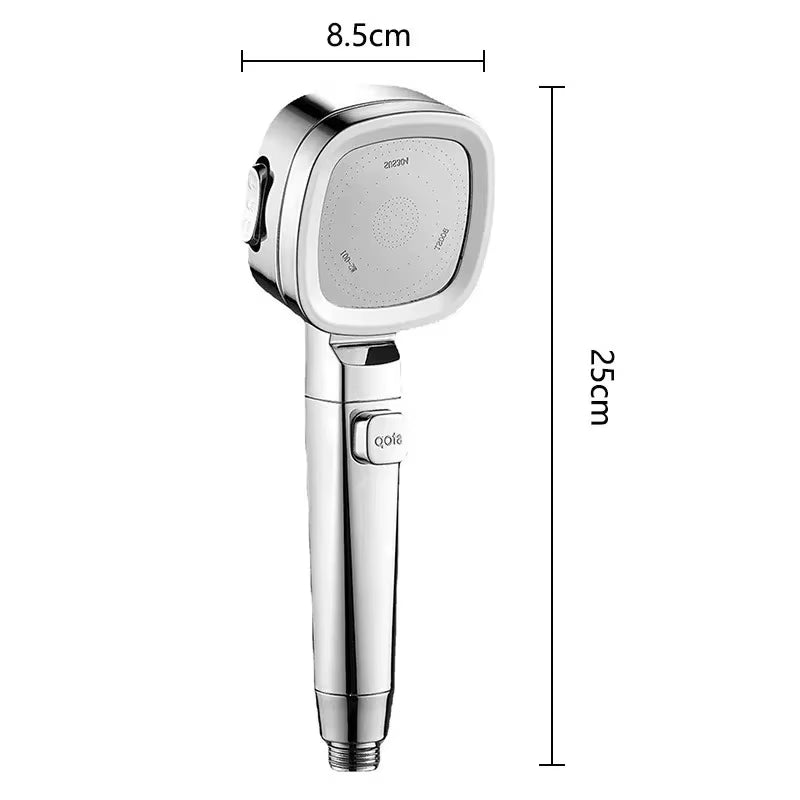 Adjustable One-Key Stop Water Shower Heads High Pressure Water Saving 3 Modes Shower Heads High Quality Bathroom Showers