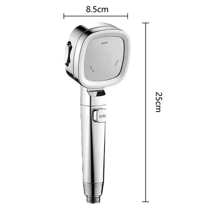 Adjustable One-Key Stop Water Shower Heads High Pressure Water Saving 3 Modes Shower Heads High Quality Bathroom Showers