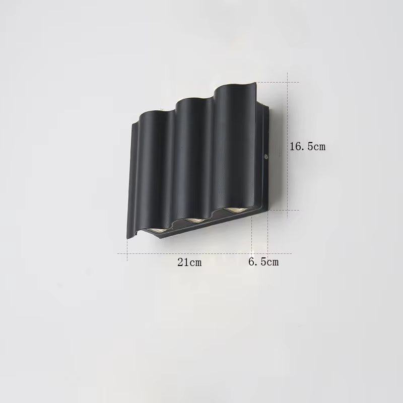 2LED 4LED 6LED Wall Lamp Indoor Outdoor Waterproof Wall Light Home Decor Lighting Villa Living Room Garden Porch Corridor Lights